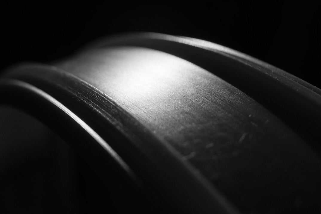 Camera lens close up in a production studio